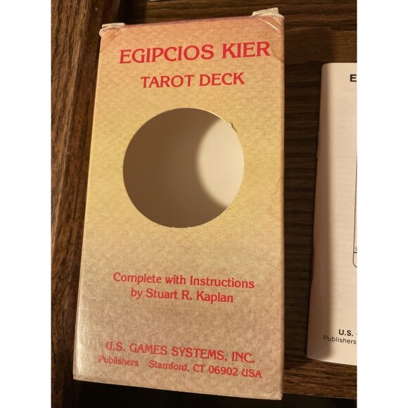 Egipcios Kier Tarot Deck Stuart R. Kaplan Complete 1984 Vintage Egyptian - Picture 2 of 12